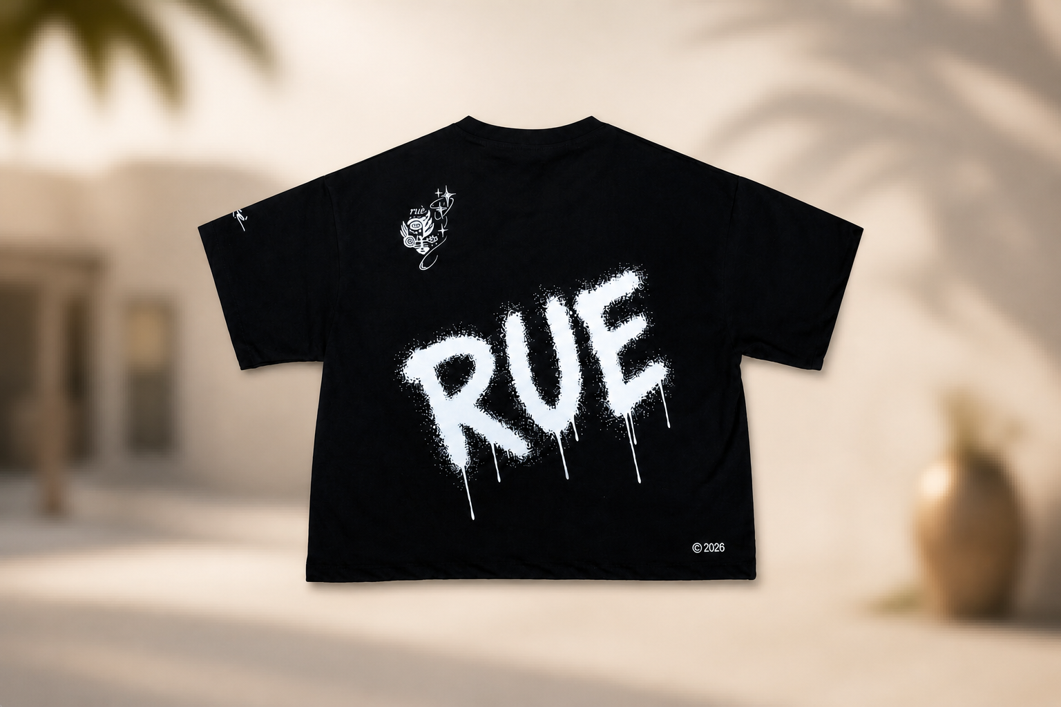 Rue Spray Tee (Cropped)